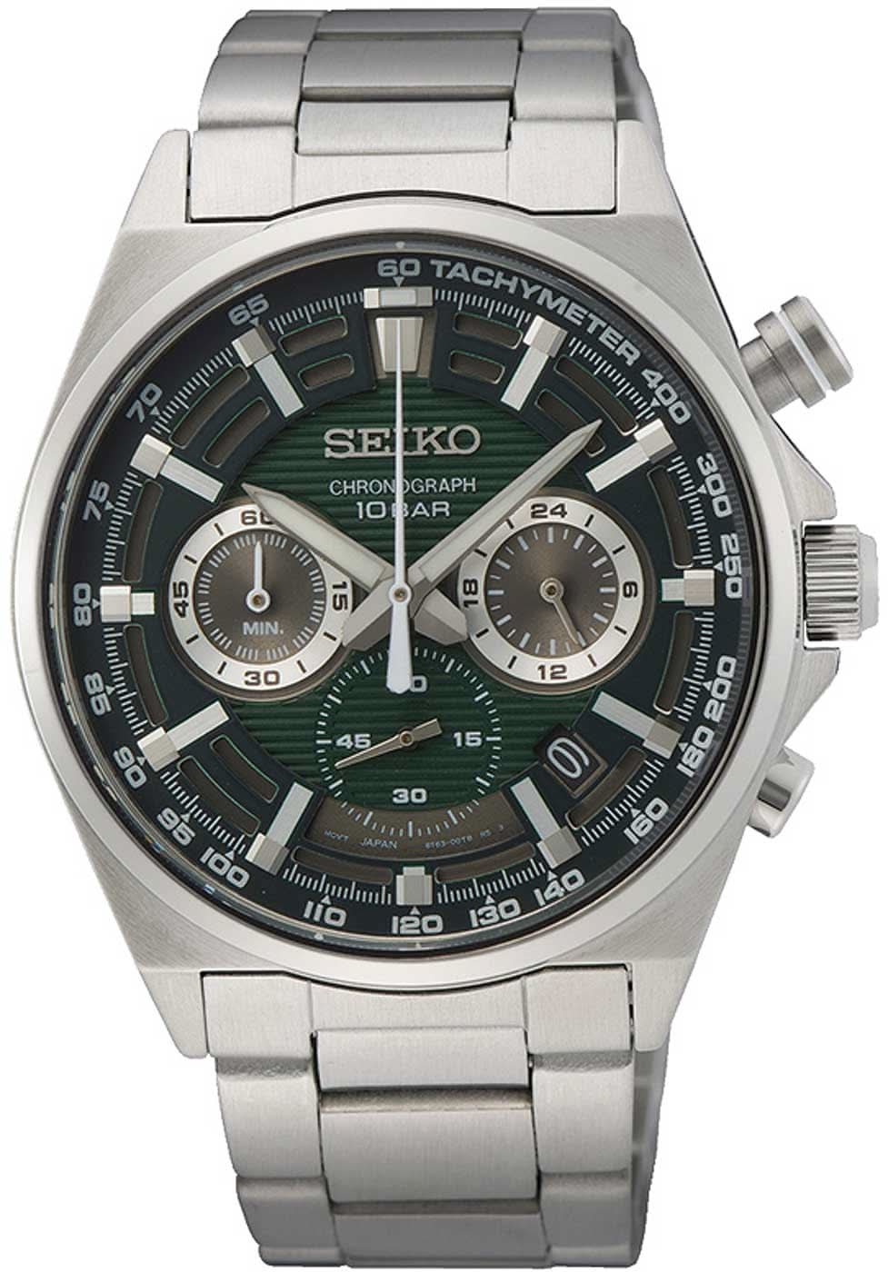 Seiko SSB405P1 Herrenuhr • Hardlexglas • Chronograph