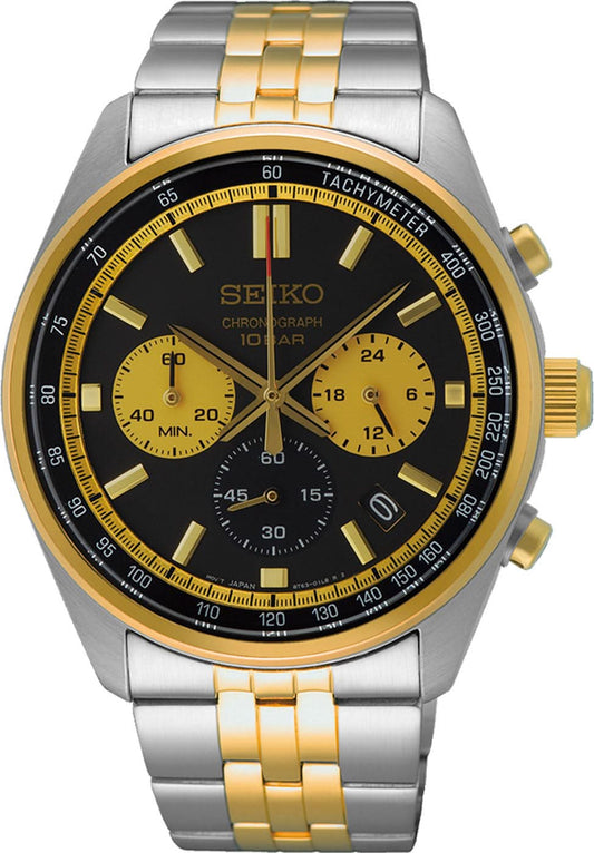 Seiko SSB430P1 Men's Watch • Hardlex Crystal • Chronograph