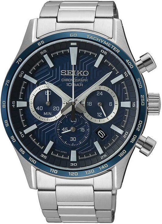 Seiko SSB445P1 Men's Watch • Sapphire Crystal • LumiBrite Luminous Material