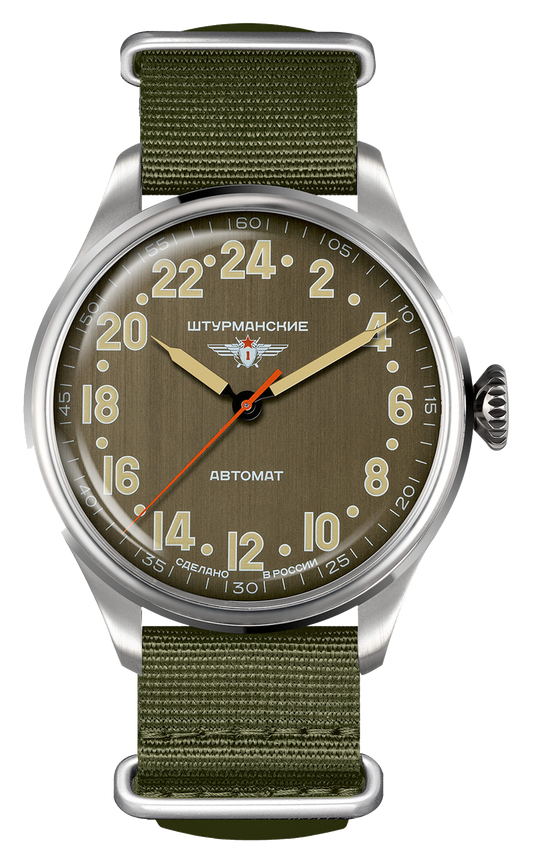 Sturmanskie Arktika 2431/6821344 Herren Uhr • Automatikwerk • 24-Stunden-Anzeige