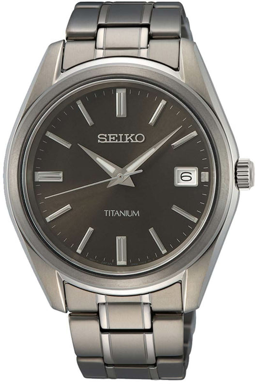 Seiko SUR375P1 Men's Watch • Sapphire Crystal • Titanium Case