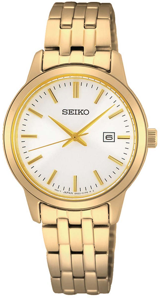 Seiko SUR412P1 Damenuhr • Hardlexglas • Quarzwerk
