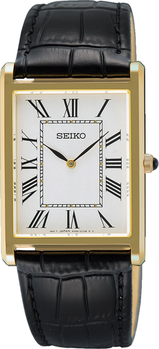 Seiko Classic SWR104P1 Herren Uhr • Quarzkaliber • Saphirglas