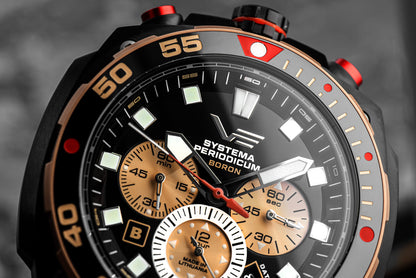 Vostok Europe Systema Periodicum VK67-650E721B Men's Watch • K1 Safety Glass • 20 ATM