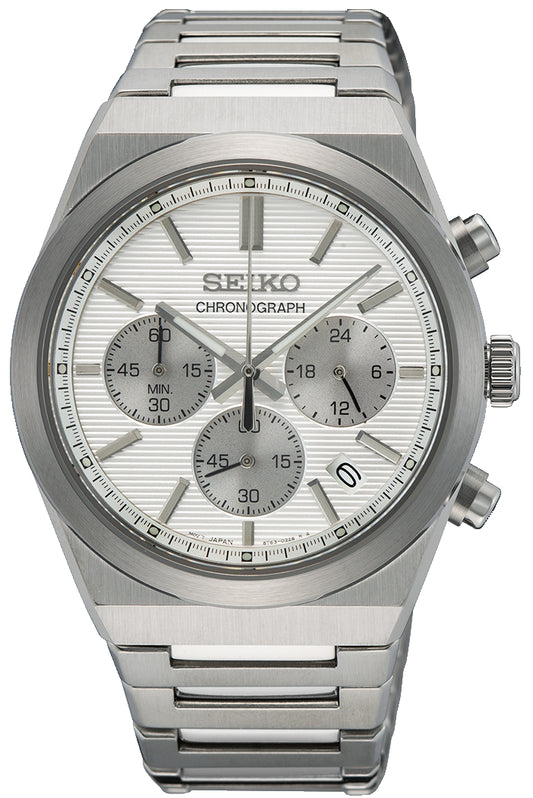 Seiko Chronograph SSB451P1 Uhr • Saphirglas • 10 Bar