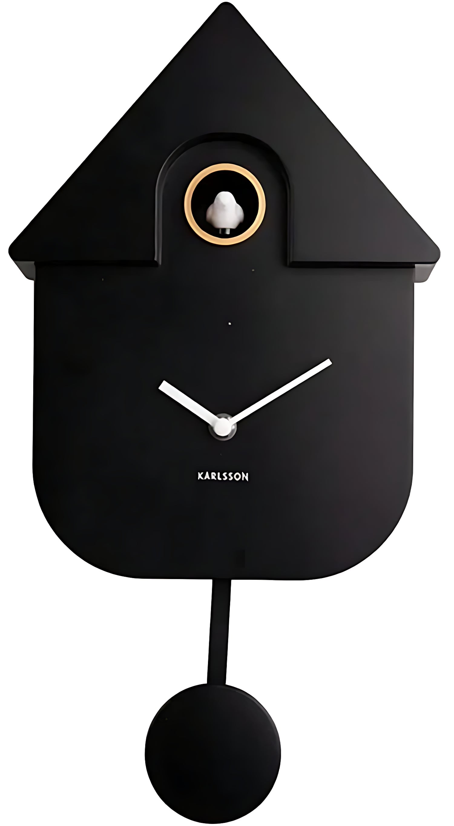 Karlsson Wanduhr 41x21,5x8,5 cm Kunststoff • Cuckoo-Funktion • Automatischer Nachtabschaltung