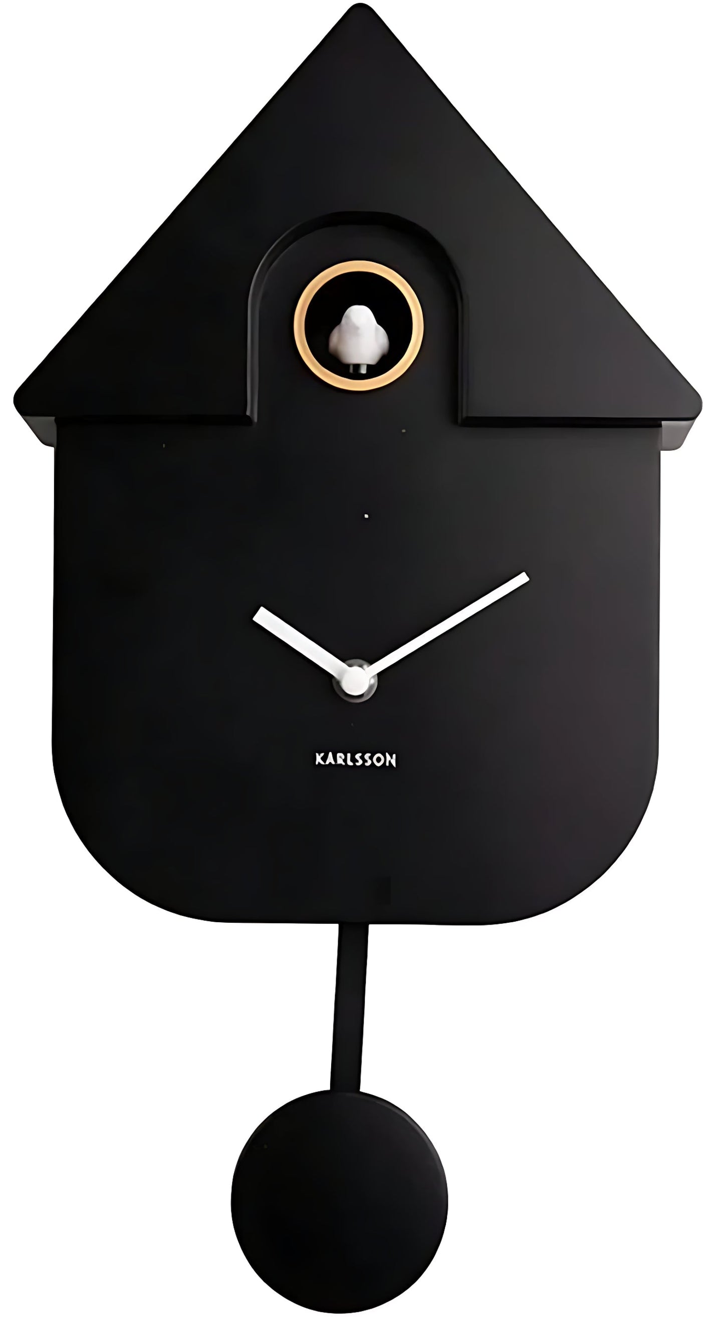 Karlsson Wanduhr 41x21,5x8,5 cm Kunststoff • Cuckoo-Funktion • Automatischer Nachtabschaltung