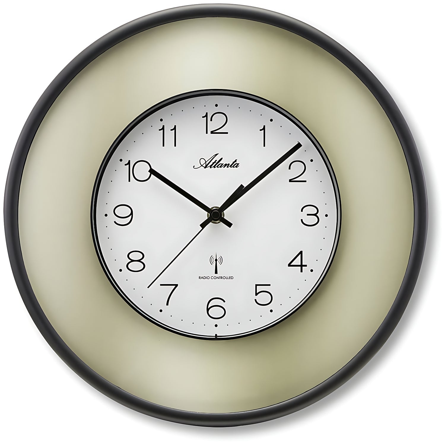 moderne Wanduhr Durchmesser: 34 cm - Atlanta Modell: 4540/9