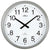 Atlanta Wall Clock 42.5 cm Ø Plastic • Precise Radio-Controlled Time • Moisture & Water Protection