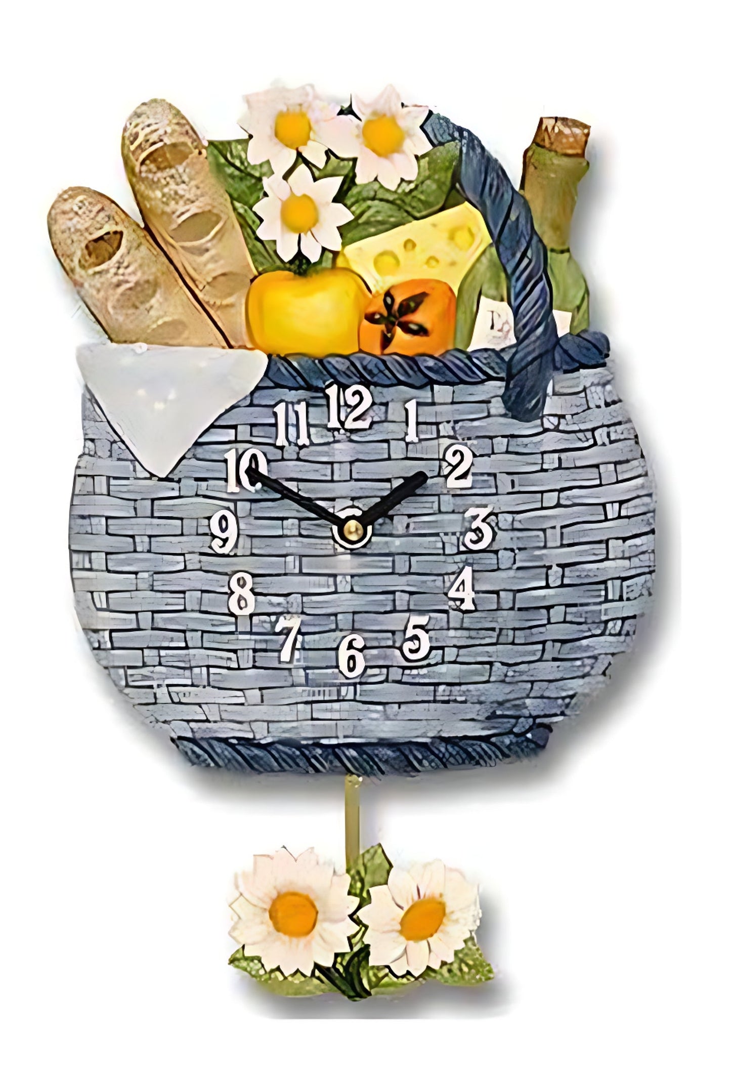 Pendelwanduhr Picknick Korb - Terrastudio Modell: 00.2307.00