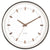 Karlsson Wanduhr 35x35x5,5 cm Metall • Modernes Design • Roségoldene Akzente