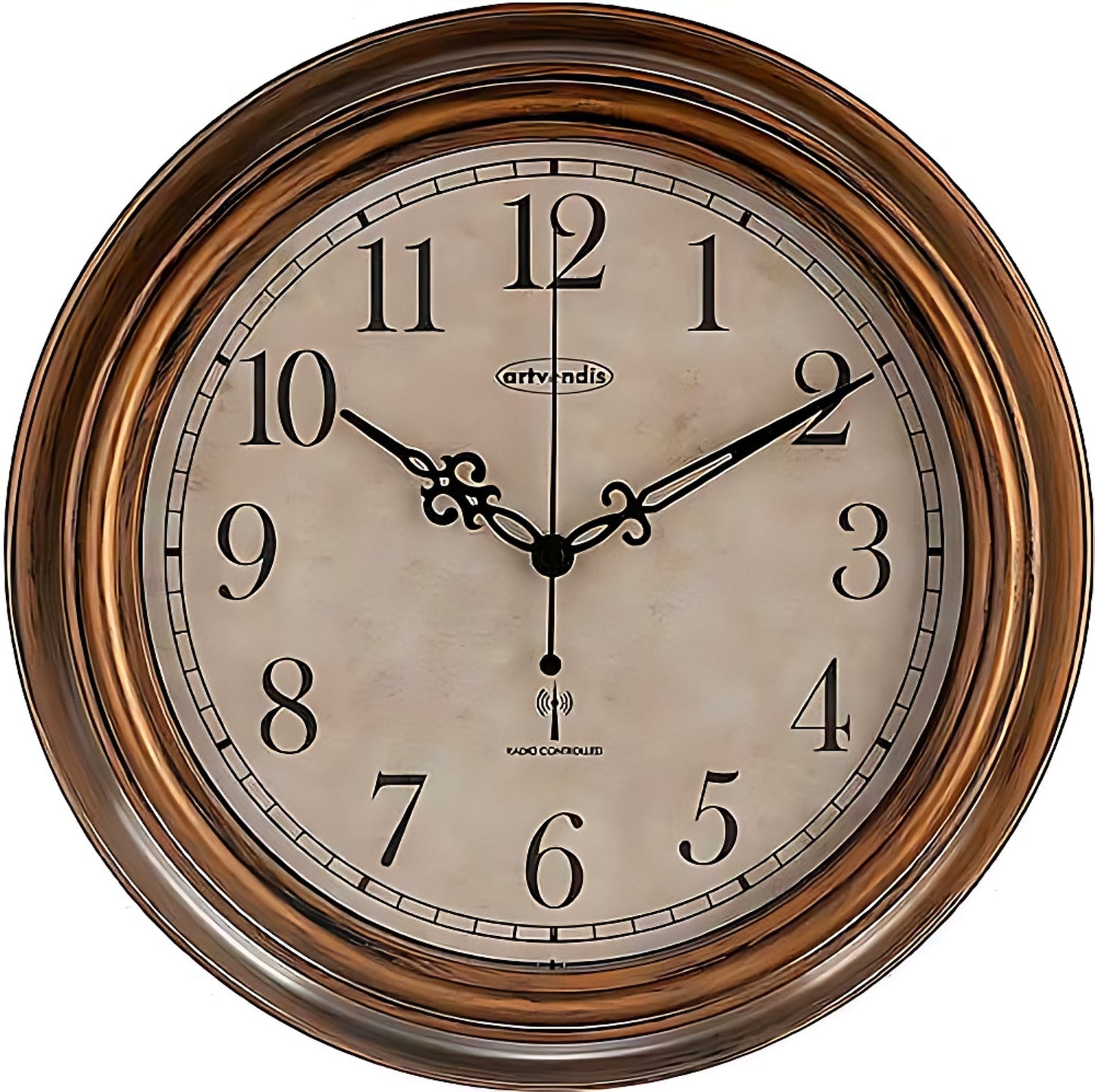 Artvendis 5575B Wanduhr Gartenuhr Funkwanduhr