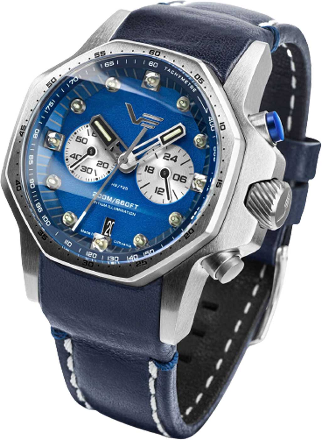 Vostok Europe Atomic Age VK64-640A700 Herrenuhr • Tritium • K1 Glas