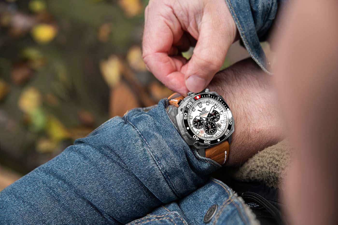 Vostok Europe Systema Periodicum VK67-650A722 Herrenuhr • K1 Sicherheitsglas • 20 ATM