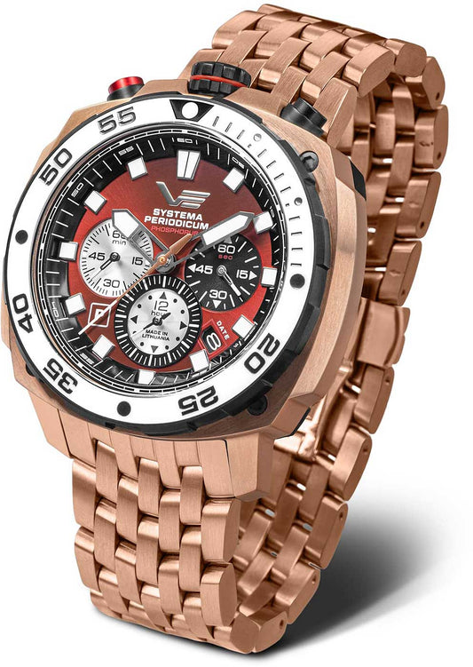 Vostok Europe Engine VK67-650E724B Herrenuhr • Tritium-Röhrchen • 30 ATM