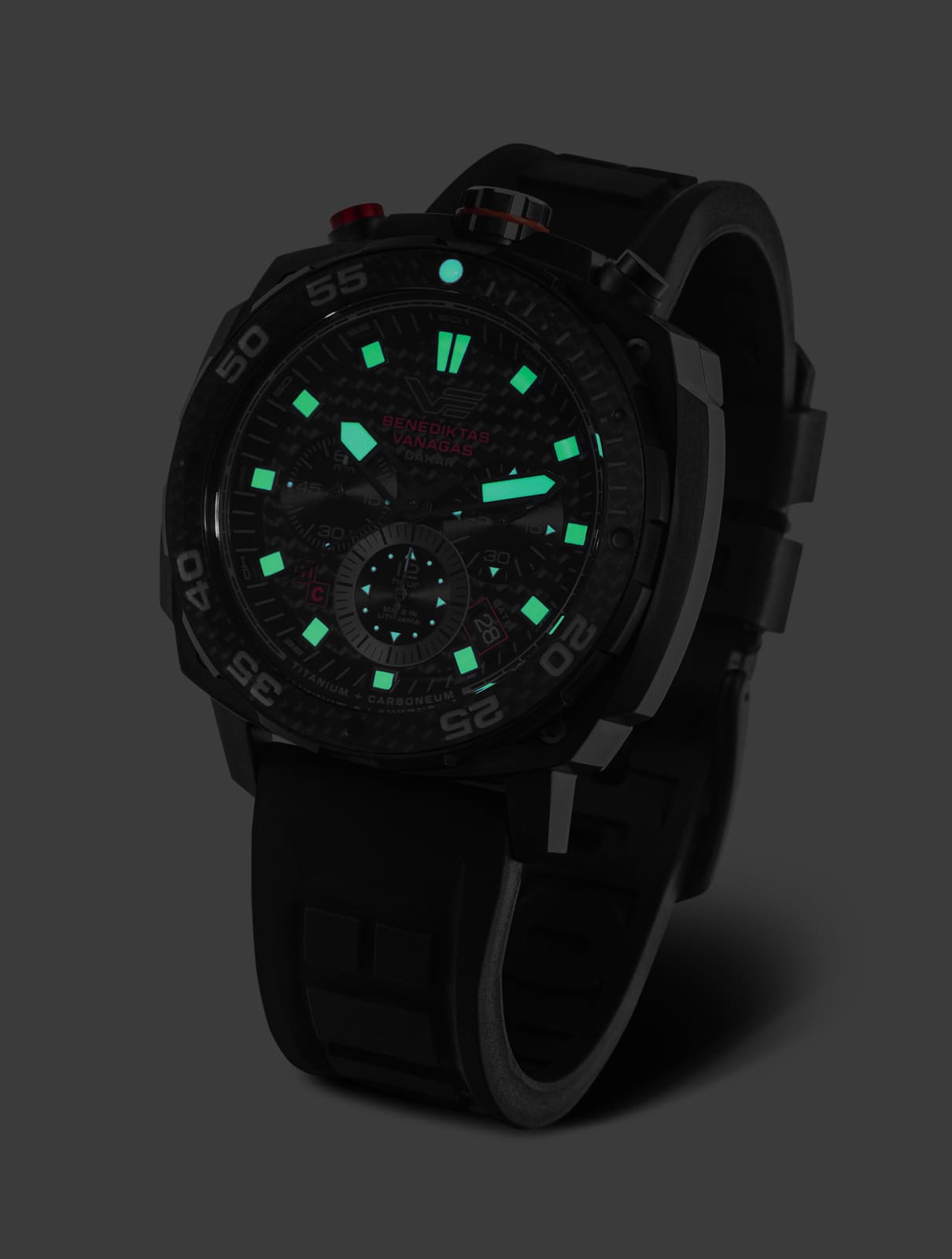 Vostok Europe Systema Periodicum VK67-650J740 Herrenuhr • K1 Sicherheitsglas • 20 ATM
