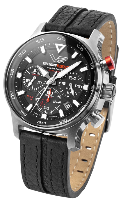 Vostok Europe Expedition South Pole VR42-592A761L Men's Watch • Solar Powered • K1 Safety Glass