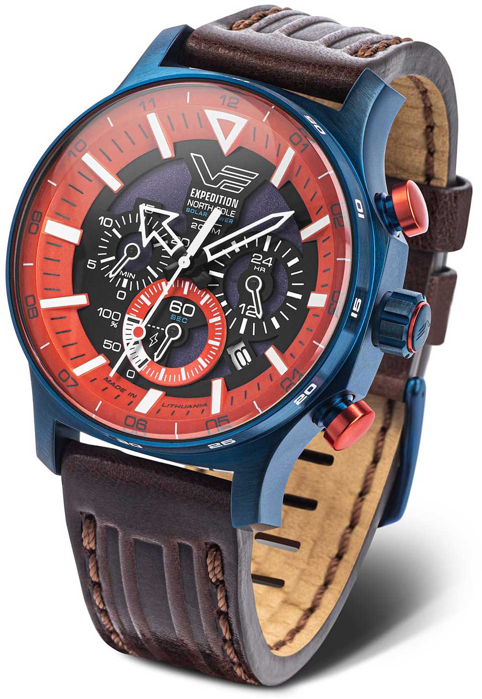 Vostok Europe Expedition VR42-595D734 Herrenuhr • Solar-Antrieb • K1 Sicherheitsglas