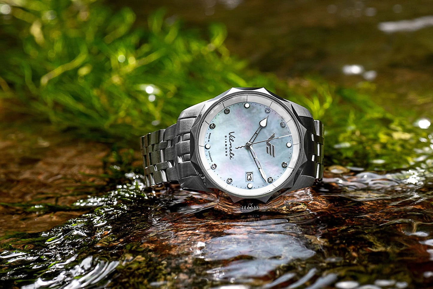 Vostok Europe Vilnelė VS42-125A755B Damenuhr • Solar-Antrieb • Saphirglas
