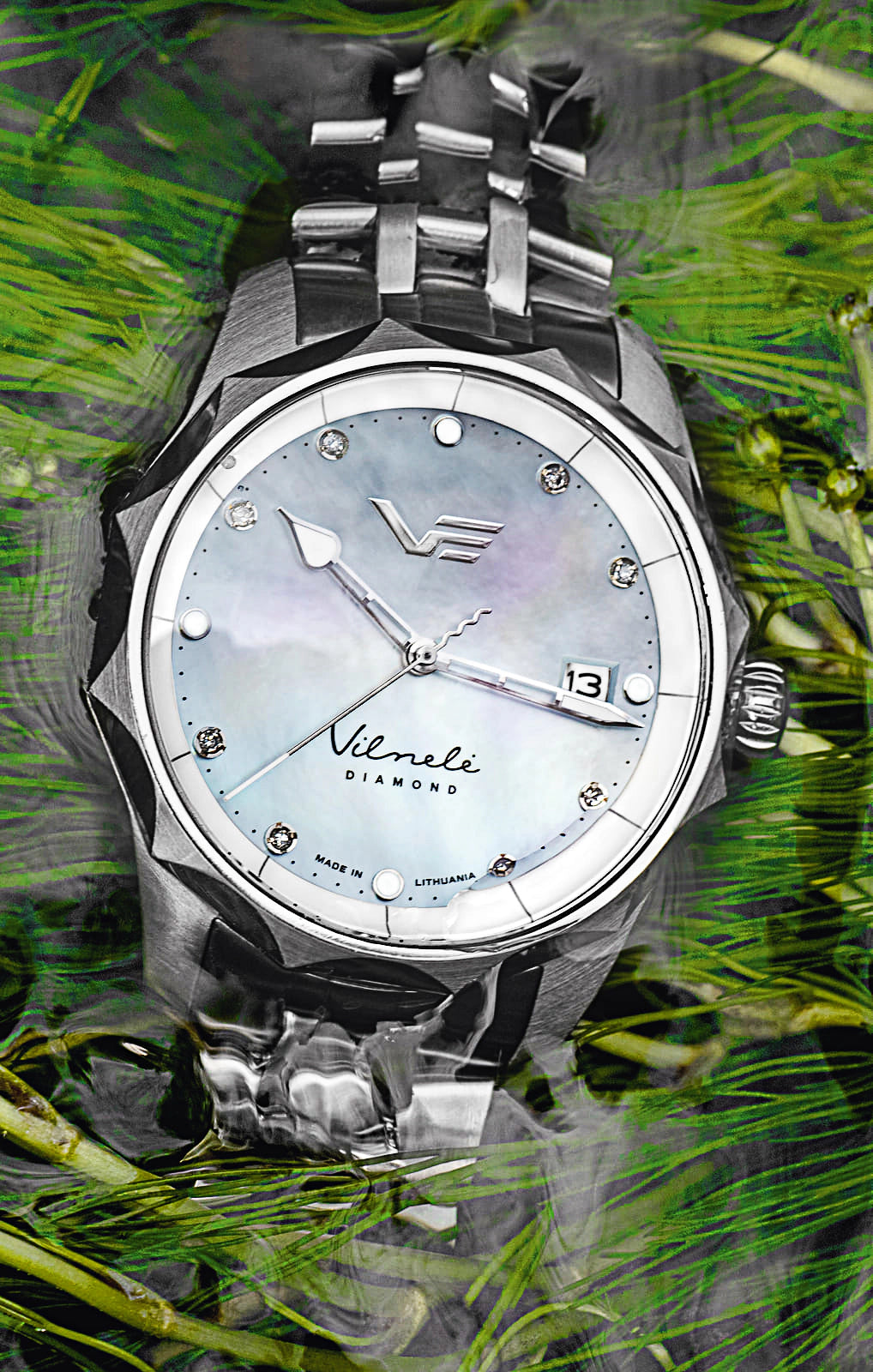 Vostok Europe Vilnelė VS42-125A755B Damenuhr • Solar-Antrieb • Saphirglas