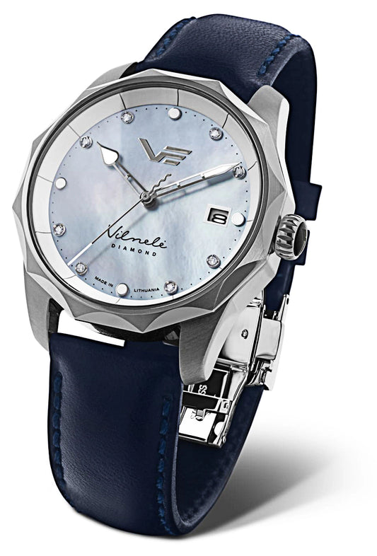 Vostok Europe Vilnele VS42-125A755 Damen Uhr • Solarwerk • Saphirglas • Diamantindex