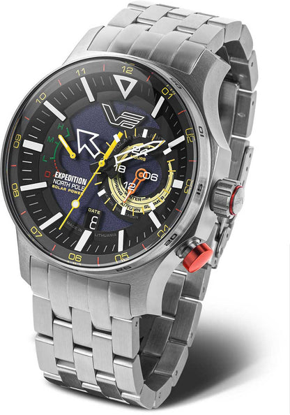 Vostok Europe Expedition North Pole VS57-595A735B Men's Watch • Solar Powered • K1 Safety Glass