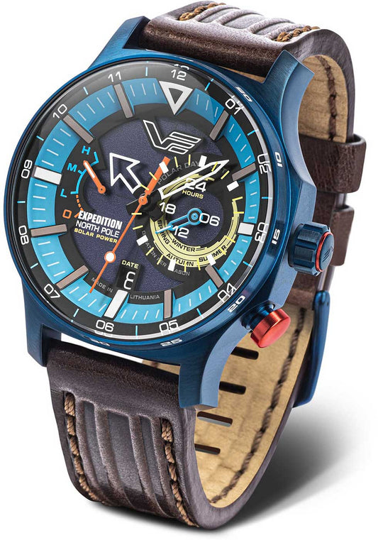 Vostok Europe Expedition North Pole VS57-595D736 Herren Uhr • Solar • 20 Bar Wasserdichtigkeit