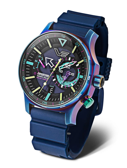 Vostok Europe Expedition North Pole VS57-595D737 Herren Uhr • Solar-Uhrwerk • 200m Wasserdicht