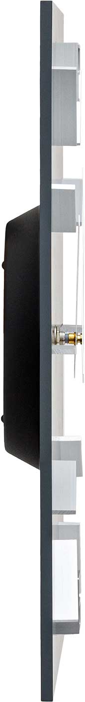 Wanduhr modern 34 cm x 34 cm x 4 cm - AMS Modell: 9594