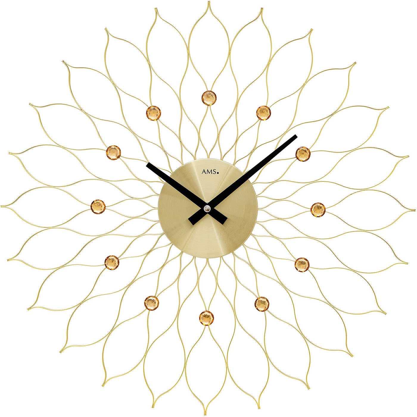 AMS Wall Clock Metal • Precise Time Display • Modern Design