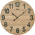 AMS Wall Clock 50x50x3 cm Wood • Precise Quartz Movement • Timeless Design