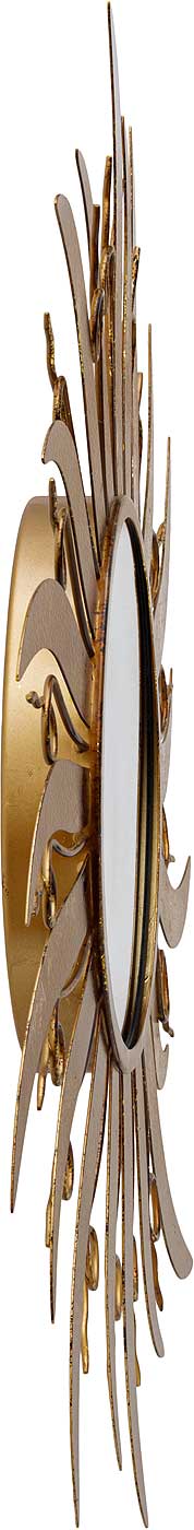 AMS Wanduhr 70 cm Ø Metall • Wettergeschützt • Arabische Ziffern