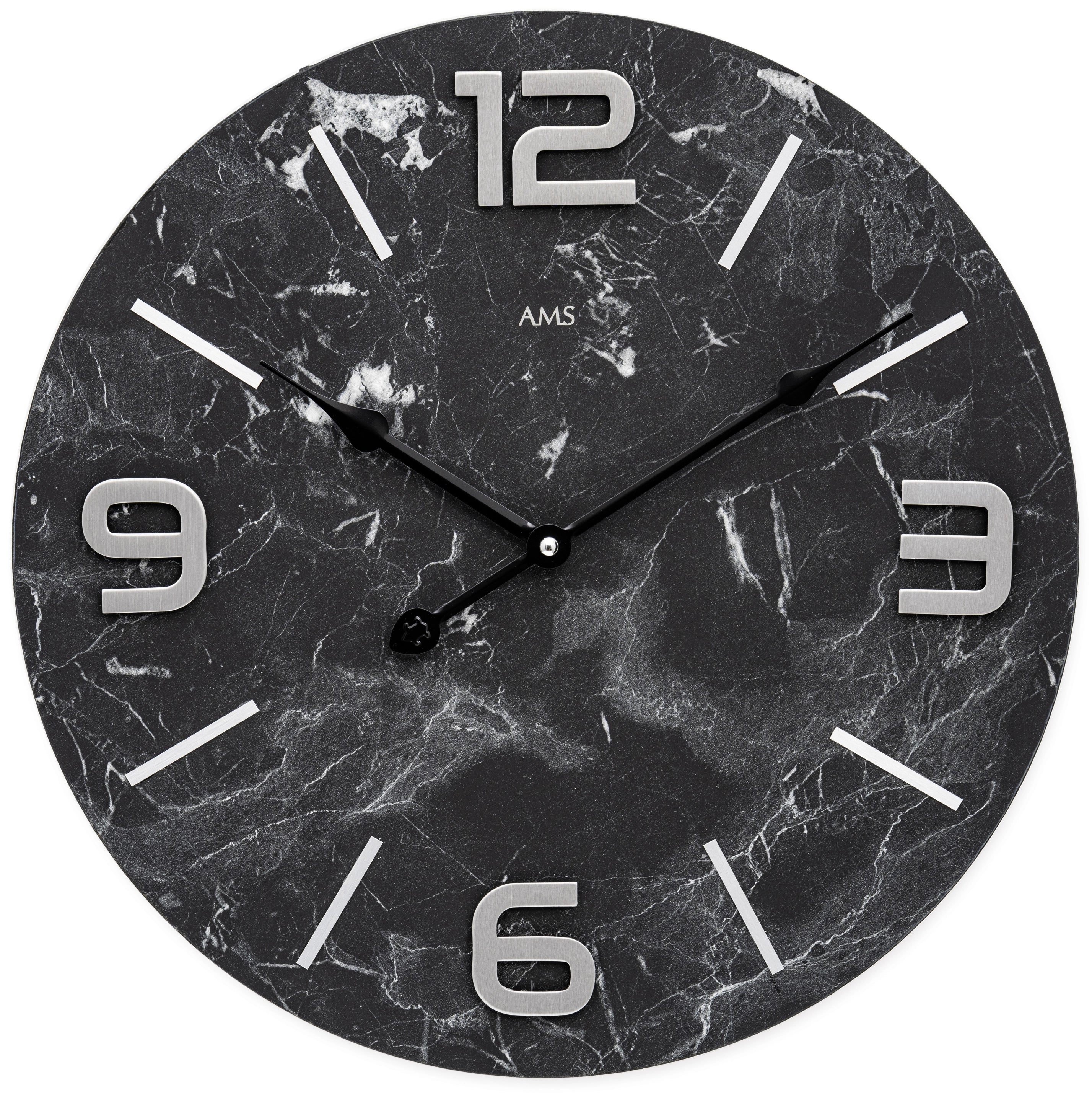 AMS Wanduhr • Präzises Uhrwerk • Zeitloses Design