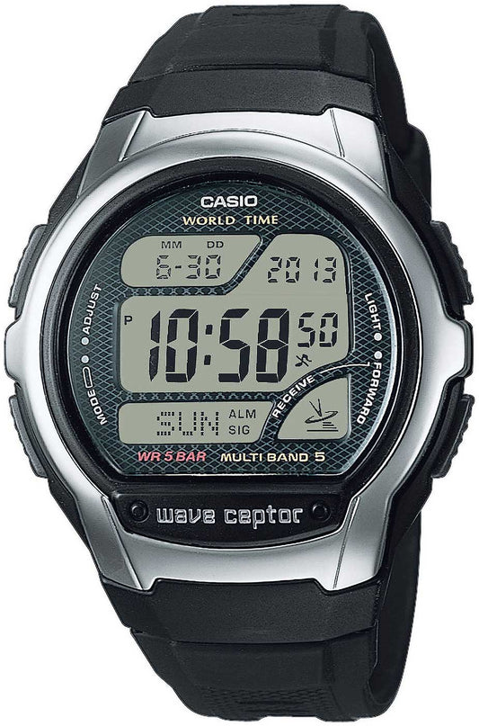 Casio WV-58R-1AEF Herren Uhr • Funkgesteuert • Robustes Resin-Gehäuse