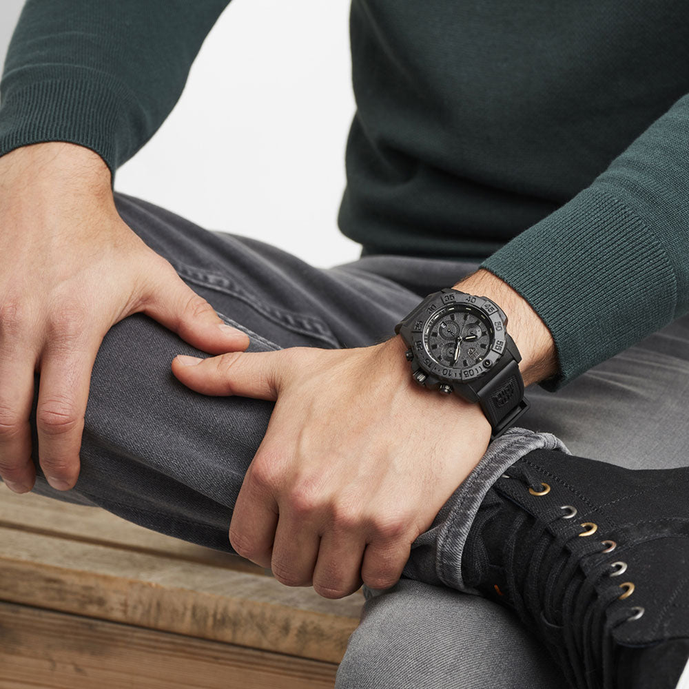 Luminox Navy SEAL Chronograph XS.3581.BO Herren Uhr • Schweizer Quarzwerk • LLT Leuchttechnologie