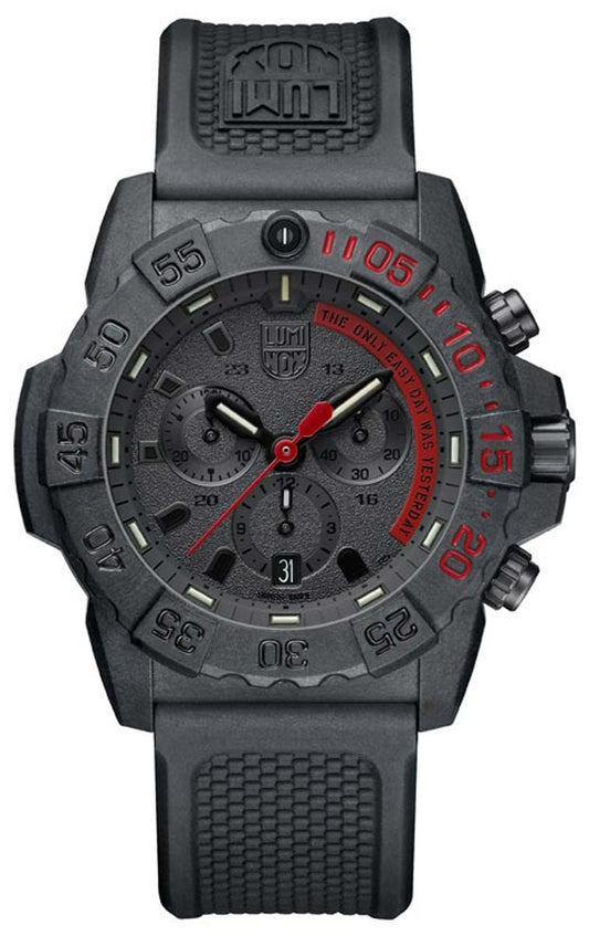 Luminox Original Navy SEAL 3001.F Herren Uhr • Luminox Light Technology • Robustes CARBONOX™ Gehäuse