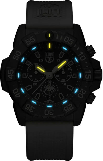 Luminox Navy SEAL Foundation XS.3590.NSF.SET Men's Watch • LLT • Chronograph