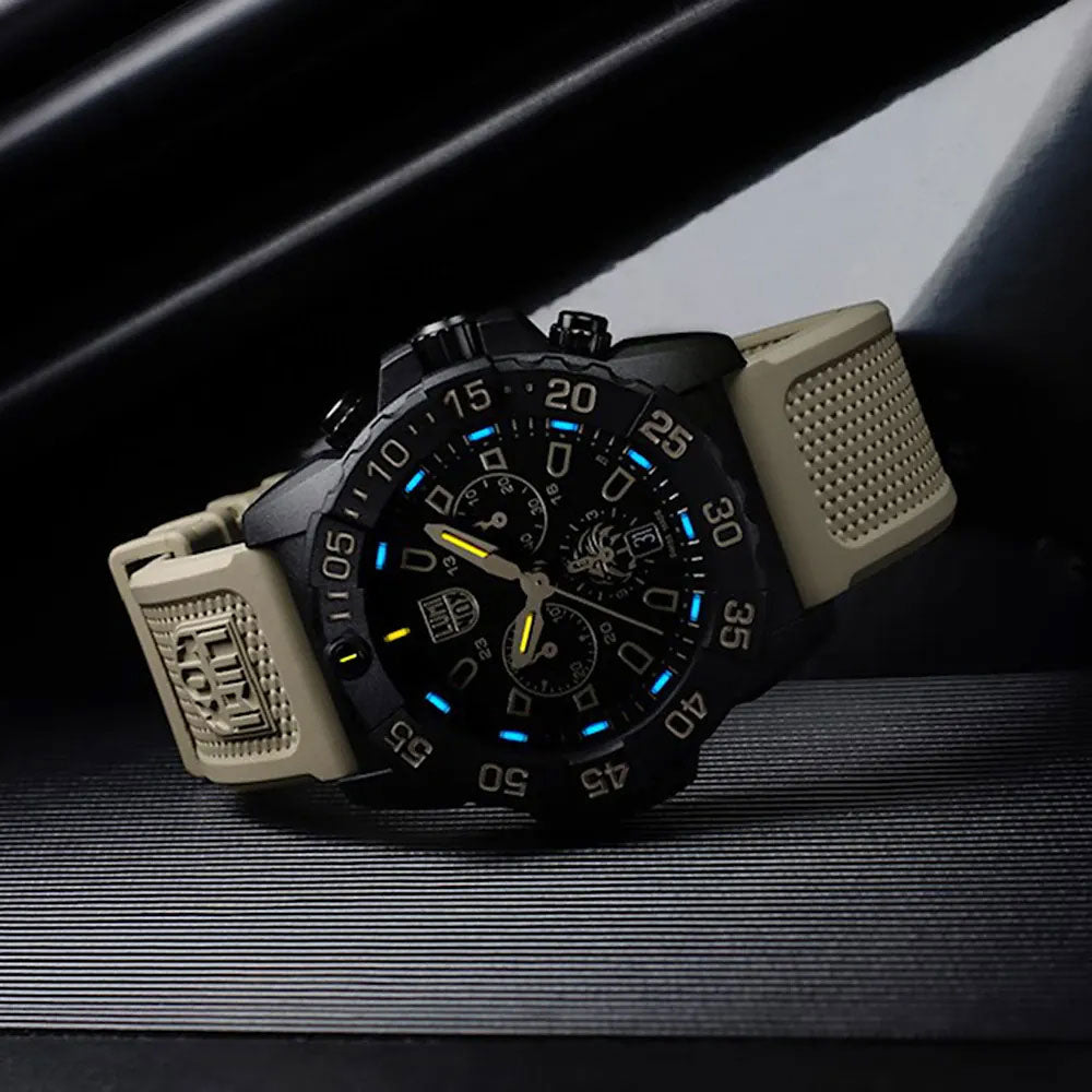 Luminox Navy SEAL Foundation XS.3590.NSF.SET Men's Watch • LLT • Chronograph
