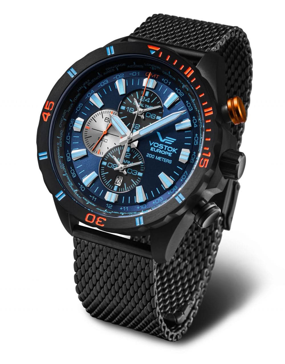 Vostok Europe Almaz YM26-320C654B Herrenuhr • K1 Sicherheitsglas • 20 ATM Wasserdichtigkeit