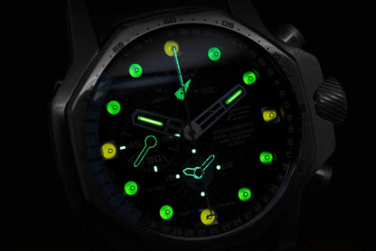 Vostok Europe Atomic Age YM86-640C697 Herrenuhr • Tritium (GTLS) • Ewiger Kalender