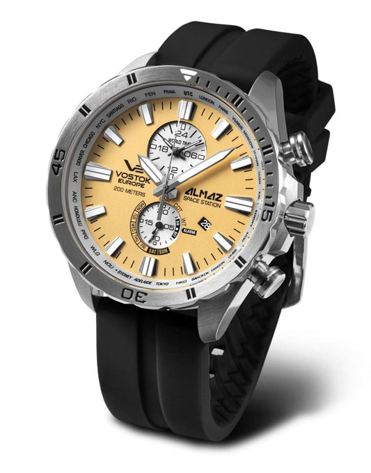 Vostok Europe Almaz YM8J-320A655S Herrenuhr • K1 Glas • 20 ATM