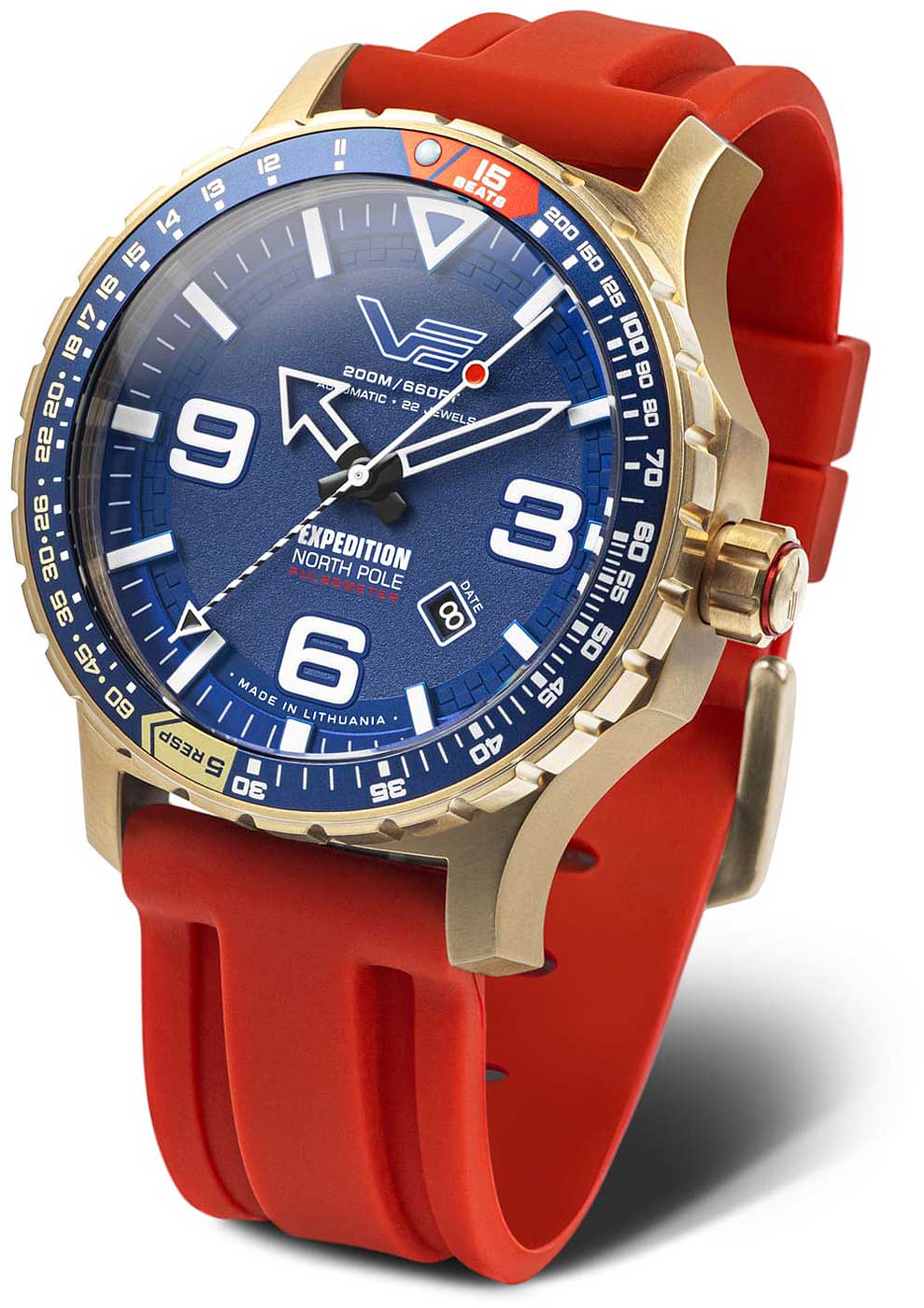 Vostok Europe Expedition YN55-597B730 Men's Watch • K1 Safety Glass • Pulsometer