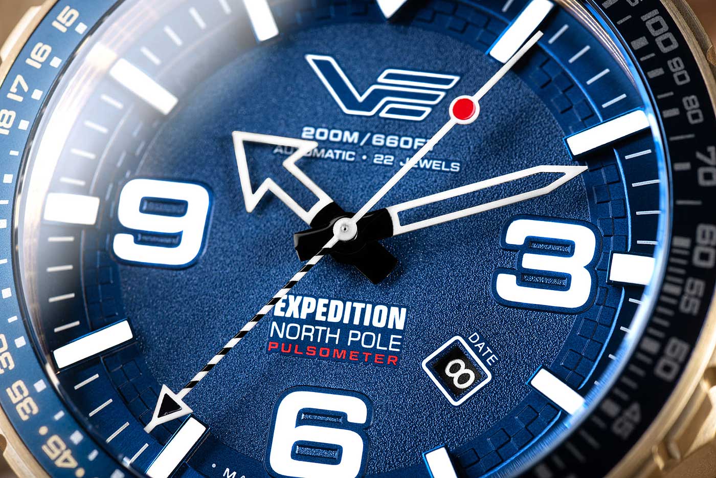 Vostok Europe Expedition YN55-597B730 Men's Watch • K1 Safety Glass • Pulsometer