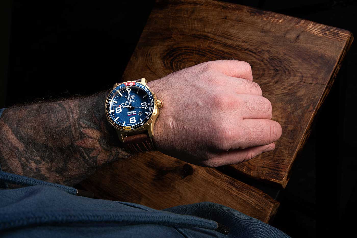 Vostok Europe Expedition YN55-597B730 Men's Watch • K1 Safety Glass • Pulsometer