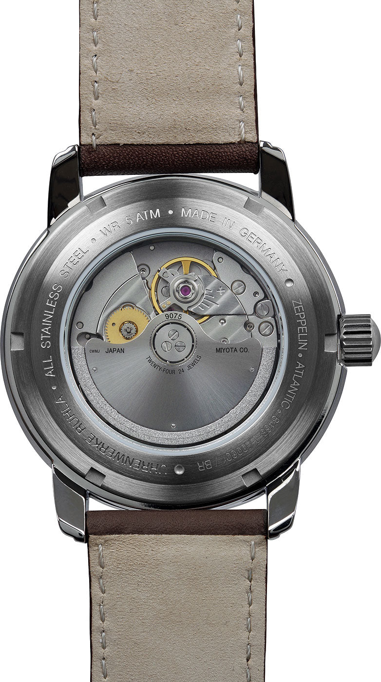 Zeppelin Atlantic 8468-3 Herrenuhr • Made in Germany • GMT-Funktion