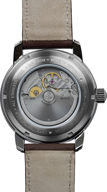 Zeppelin Atlantic 8468-3 Herrenuhr • Made in Germany • GMT-Funktion