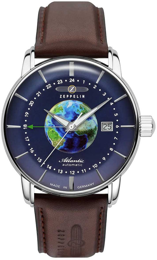Herrenuhr Atlantic Automatik GMT - Zeppelin Modell: 8468-3
